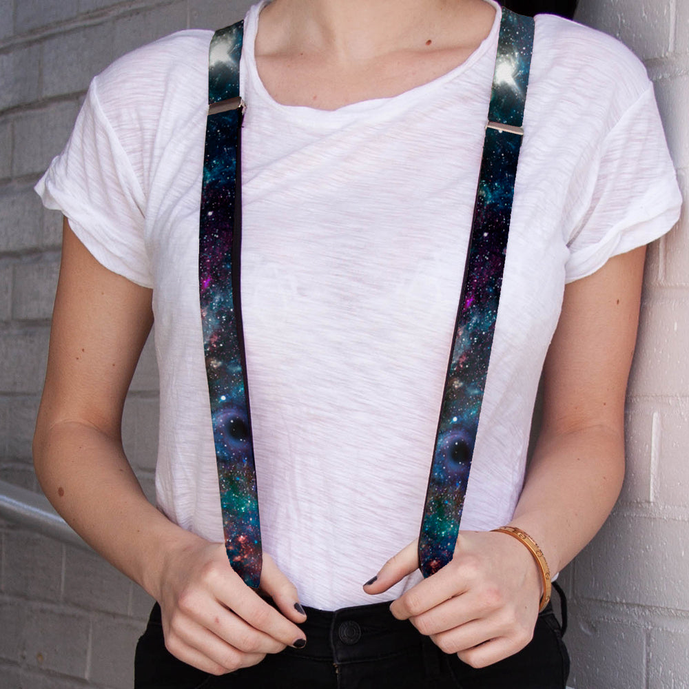 Suspenders - 1.0" - Galaxy Collage Suspenders Buckle-Down   