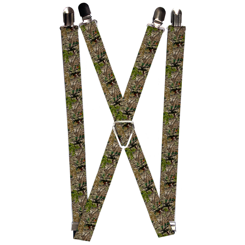 Suspenders - 1.0" - Hunting Camo Suspenders Buckle-Down   