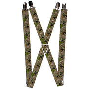 Suspenders - 1.0" - Hunting Camo Suspenders Buckle-Down   