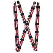 Suspenders - 1.0" - Hawaii Flags Suspenders Buckle-Down   