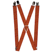Suspenders - 1.0" - Holiday Trim Swirls Red/Gold Suspenders Buckle-Down   