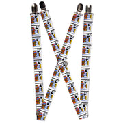 Suspenders - 1.0" - King of Spades Suspenders Buckle-Down   