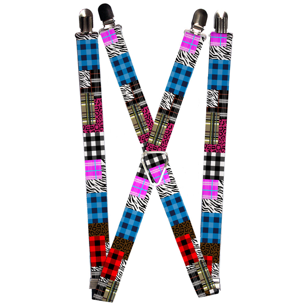 Suspenders - 1.0" - Plaid & Animal Skins Suspenders Buckle-Down   