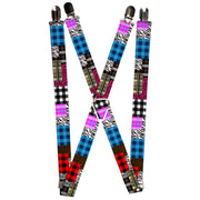 Suspenders - 1.0" - Plaid & Animal Skins Suspenders Buckle-Down   