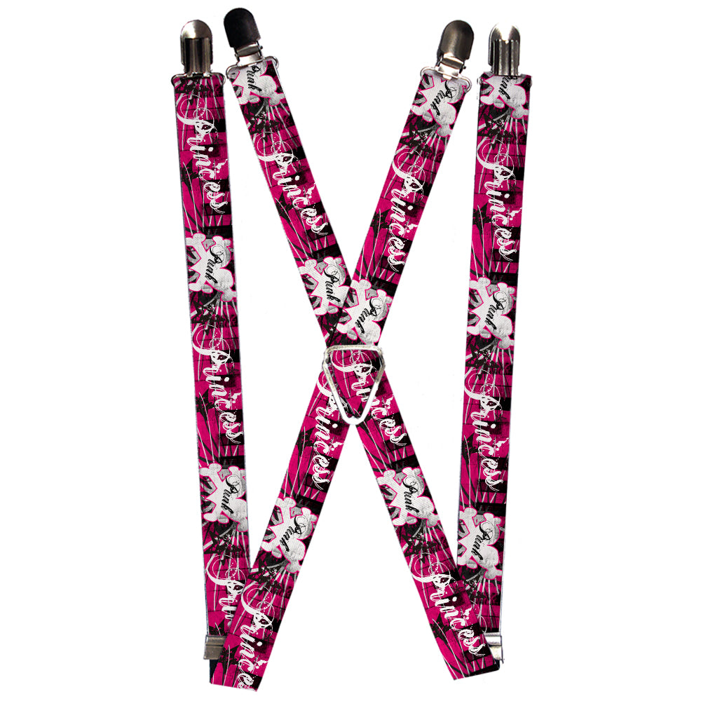 Suspenders - 1.0" - Punk Princess w/Piano Keys Suspenders Buckle-Down   