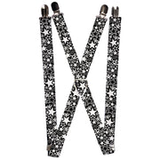 Suspenders - 1.0" - Stargazer Black/White Suspenders Buckle-Down   