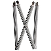 Suspenders - 1.0" - Stripe Transition Black/White Suspenders Buckle-Down   