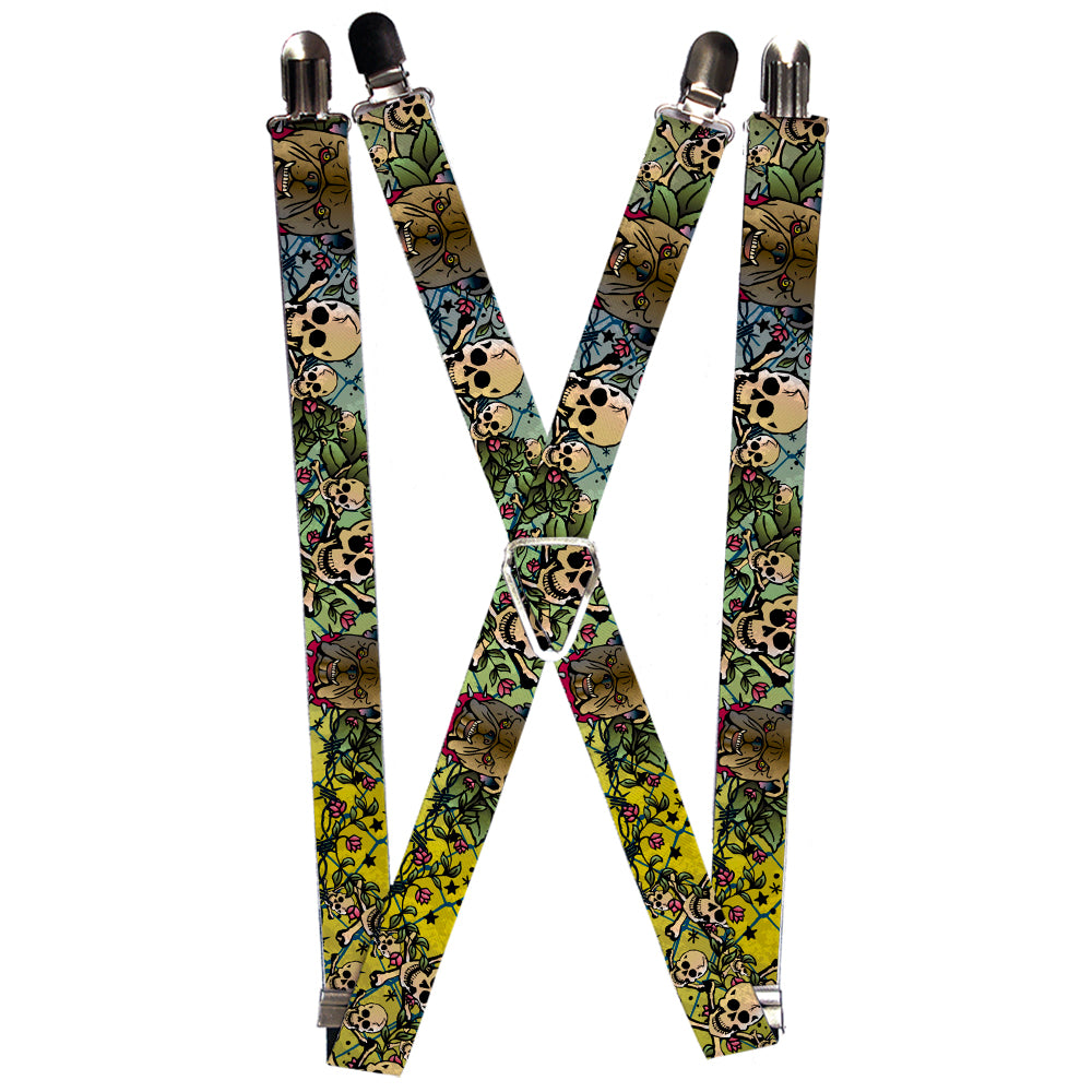 Buckle Down Suspenders - 1.0 - ZOMBIE KILLER W/Stacked Zombies Sketch Shop | Bags Buckle Down Suspenders - 1.0 - ZOMBIE KILLER W/Stacked Zombies Sketch Shop | Bags