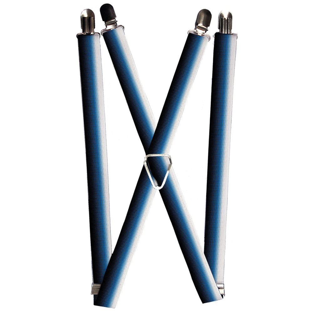 Suspenders - 1.0" - Transitioning Dots White/Blue/Black Suspenders Buckle-Down   