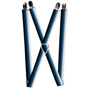Suspenders - 1.0" - Transitioning Dots White/Blue/Black Suspenders Buckle-Down   