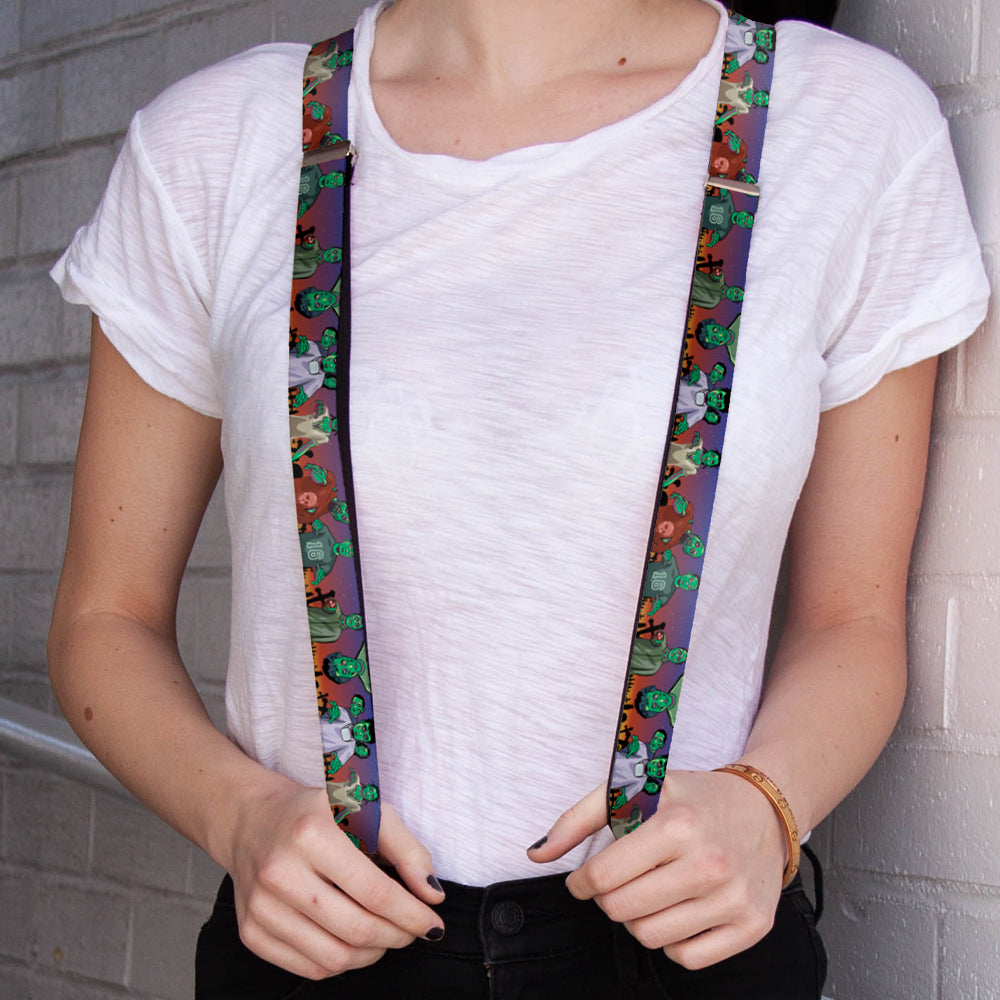Suspenders - 1.0" - Walking Zombies Suspenders Buckle-Down   