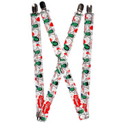 Suspenders - 1.0" - Zombie CHOMP! Suspenders Buckle-Down   