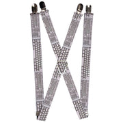 Suspenders - 1.0" - BD Keyboard Suspenders Buckle-Down   
