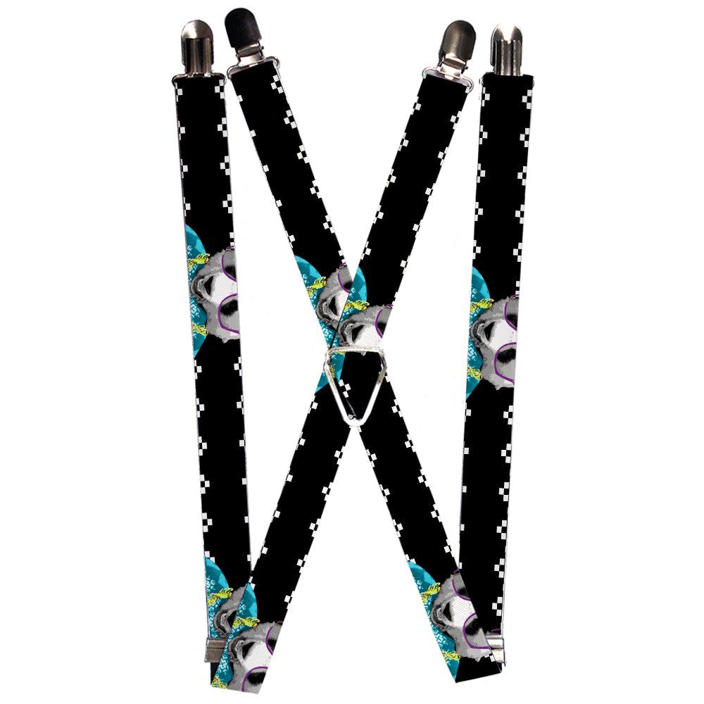 Suspenders - 1.0" - Panda Bling Suspenders Buckle-Down   