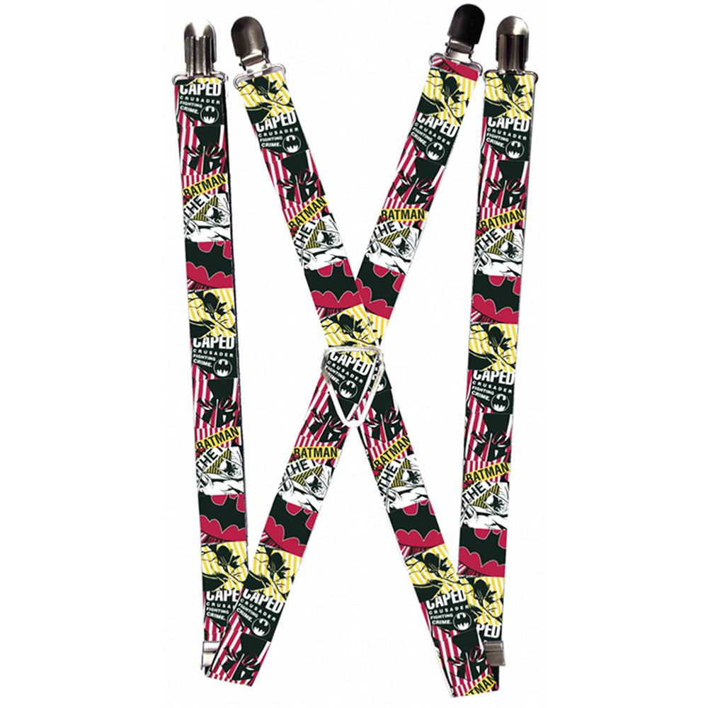 Suspenders - 1.0" - Batman Caped Crusader Suspenders DC Comics   