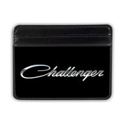Weekend Wallet - CHALLENGER Emblem Script Black Silver-Fade Mini ID Wallets Dodge   