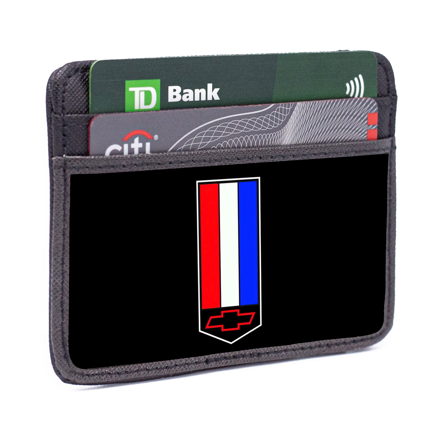 Weekend Wallet - Camaro Badge Logo Black Red White Blue Mini ID Wallets GM General Motors   