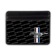 Weekend Wallet - Ford Mustang w Bars CORNER w Text Mini ID Wallets Ford   