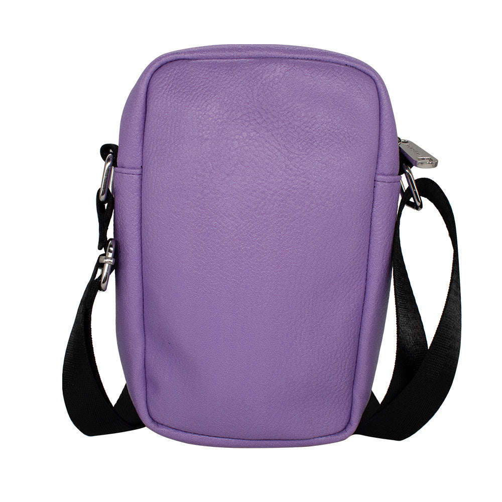 Women's Crossbody Wallet - Friends Monica's Peephole Frame Lavender Yellows Crossbody Bags Friends   