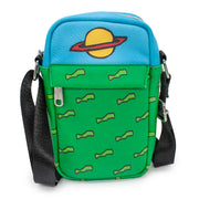 Women's Crossbody Wallet - Rugrats Chuckie Bounding Saturn Shirt and Green Short Waves Crossbody Bags Nickelodeon   