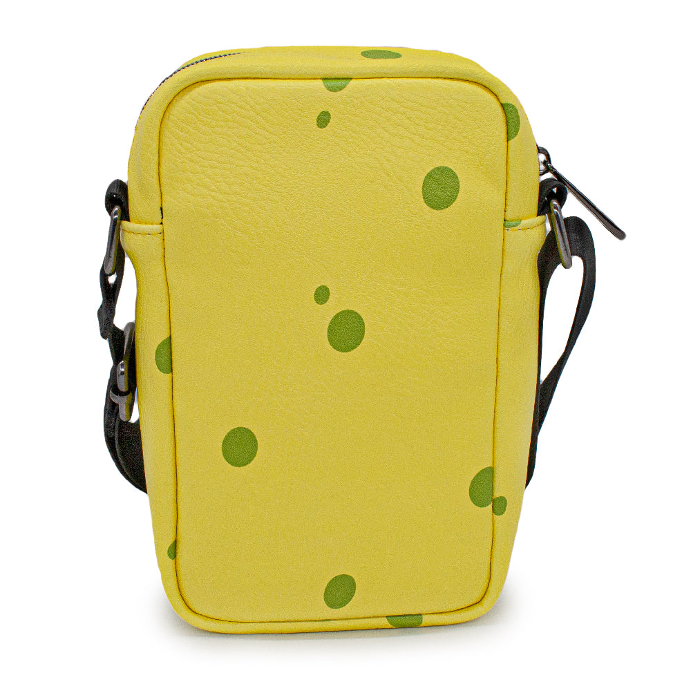 Women's Crossbody Wallet - SpongeBob Smiling Face Yellow Crossbody Bags Nickelodeon   