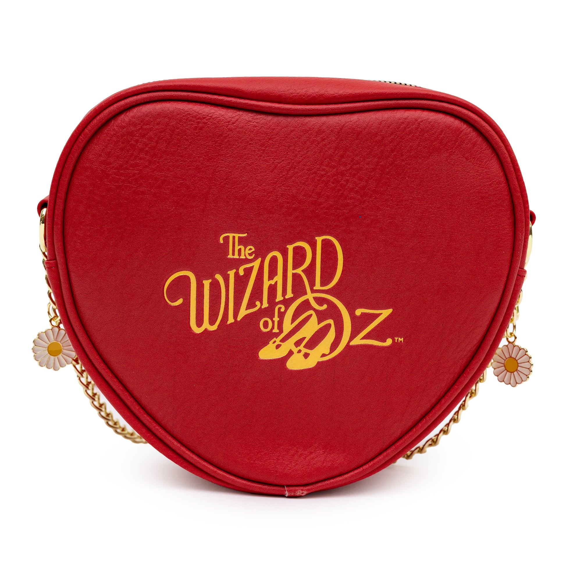 Movies Bag, Cross Body, The Wizard of Oz Tin Man Heart Clock Replica, Red, Vegan Leather Crossbody Bags The Wizard of Oz
