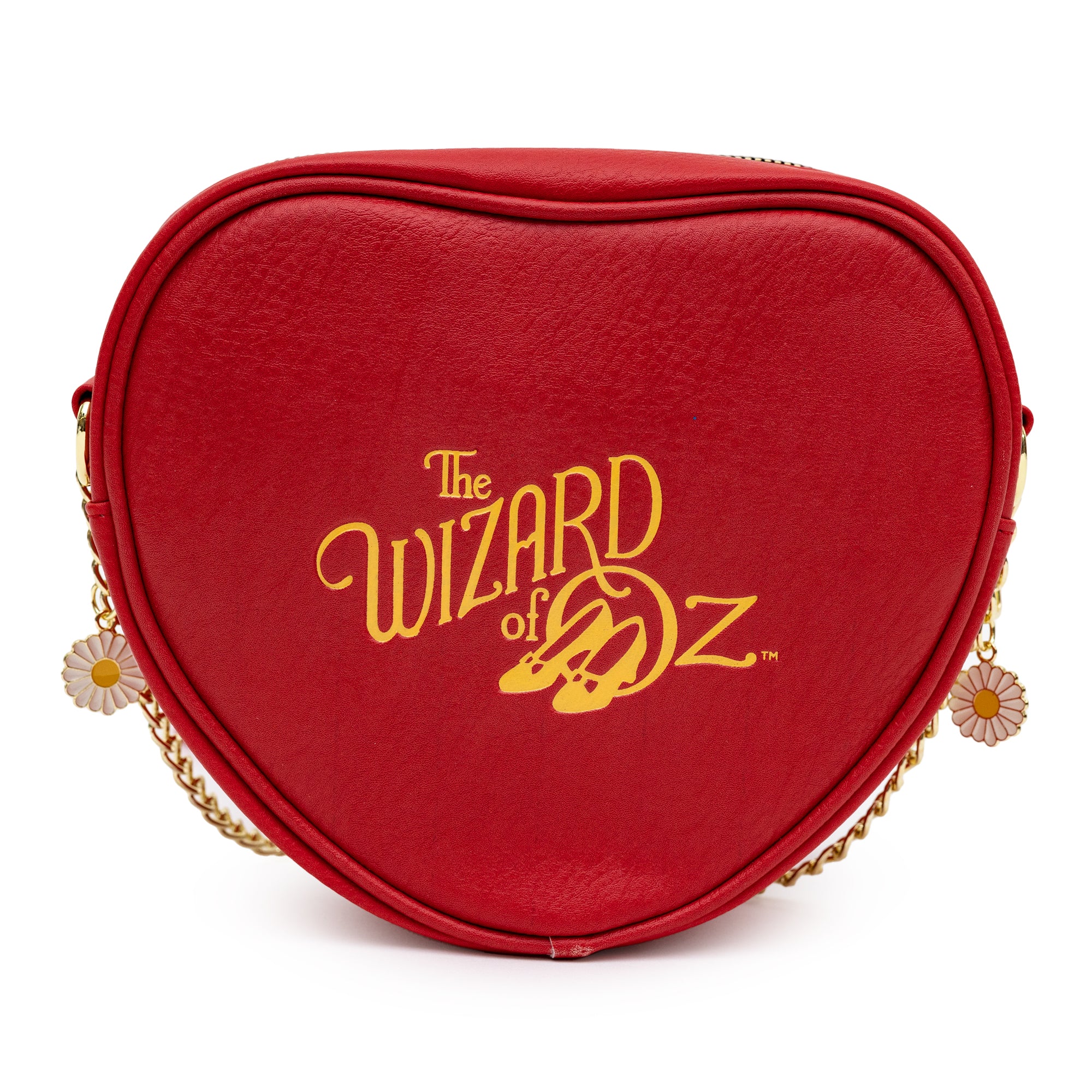 Movies Bag, Cross Body, The Wizard of Oz Tin Man Heart Clock Replica, Red, Vegan Leather Crossbody Bags The Wizard of Oz