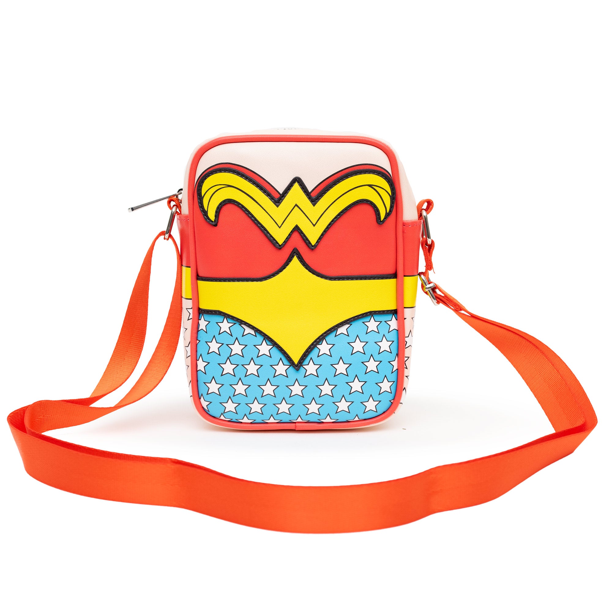 DC Comics Bag, Cross Body, Wonder Woman Body Character Close Up, Vegan Leather Crossbody Bags DC Comics   
