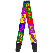 Guitar Strap - Sound Effect Blocks Multi Color Guitar Straps Buckle-Down   