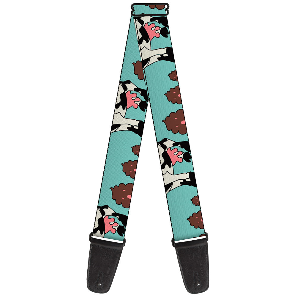 Guitar Strap - Zebra Poops Color Guitar Straps Buckle-Down   