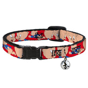 Cat Collar Breakaway - Porky Pig Expressions Red Breakaway Cat Collars Looney Tunes   