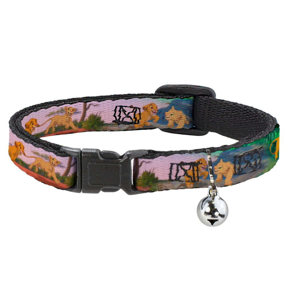 Cat Collar Breakaway - Lion King Simba & Nala Growing Up Scenes Breakaway Cat Collars Disney   
