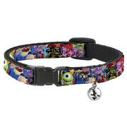Cat Collar Breakaway - Monsters University Monsters Stacked Breakaway Cat Collars Disney   