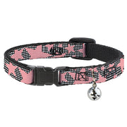 Cat Collar Breakaway - Eighties Stars2 Black White Red Breakaway Cat Collars Buckle-Down   