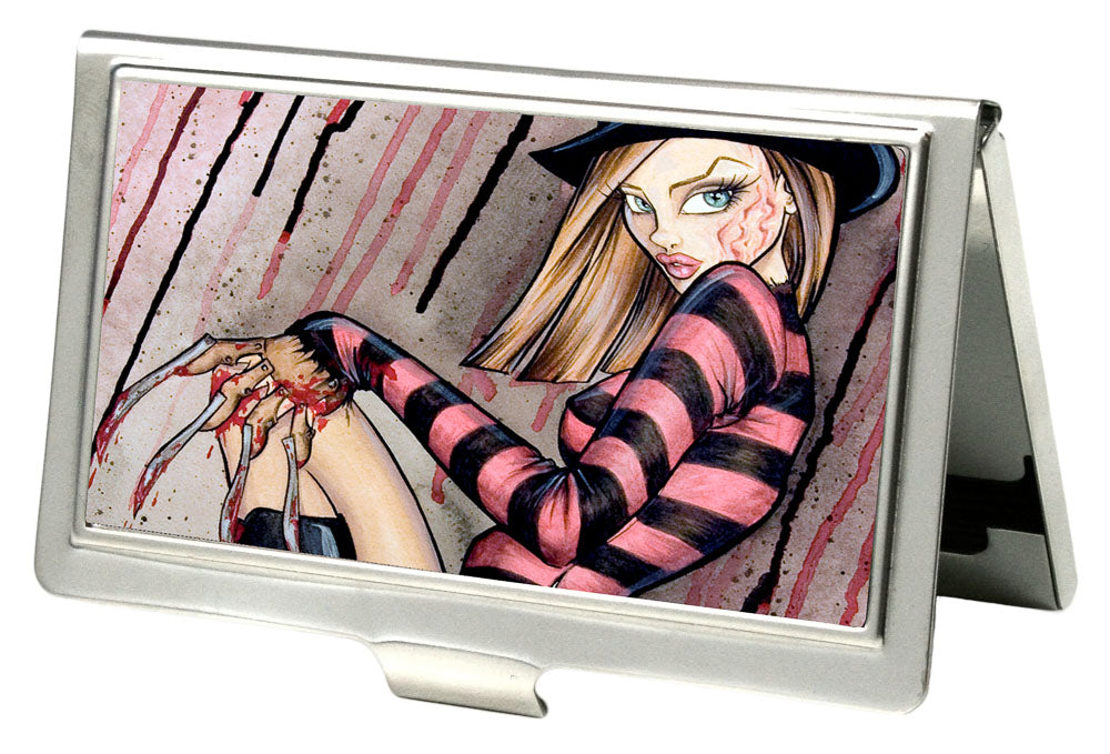 Business Card Holder - SMALL - Freddie FCG Business Card Holders Sexy Ink Girls   