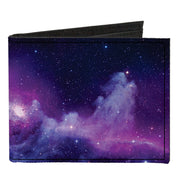Canvas Bi-Fold Wallet - Galaxy Purple Pinks Canvas Bi-Fold Wallets Buckle-Down   