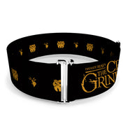 Cinch Waist Belt - FANTASTIC BEASTS THE CRIMES OF GRINDELWALD Obscurus Books Icons Black Golds Womens Cinch Waist Belts Fantastic Beasts and Where to Find Them