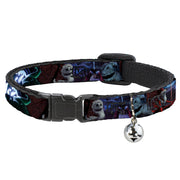 Cat Collar Breakaway - Nightmare Before Christmas Jack, Oogie Boogie, Santa Scene Breakaway Cat Collars Disney   