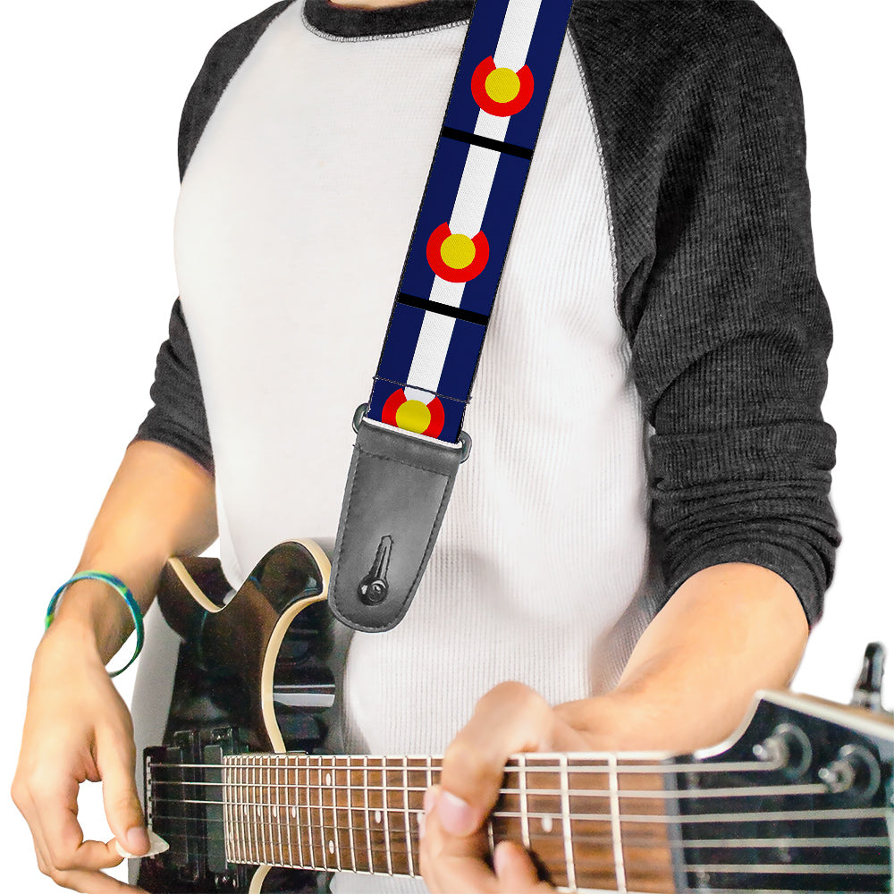 Guitar Strap - Colorado Flag Guitar Straps Buckle-Down   