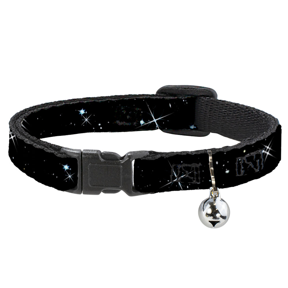 Cat Collar Breakaway - Shining Stars Black White Breakaway Cat Collars Buckle-Down   