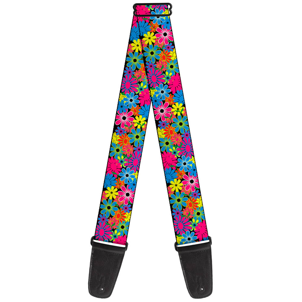 Guitar Strap - Flower Blossom Guitar Straps Buckle-Down   