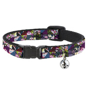Cat Collar Breakaway - Alice in Wonderland Kaleidoscope Scenes Breakaway Cat Collars Disney   