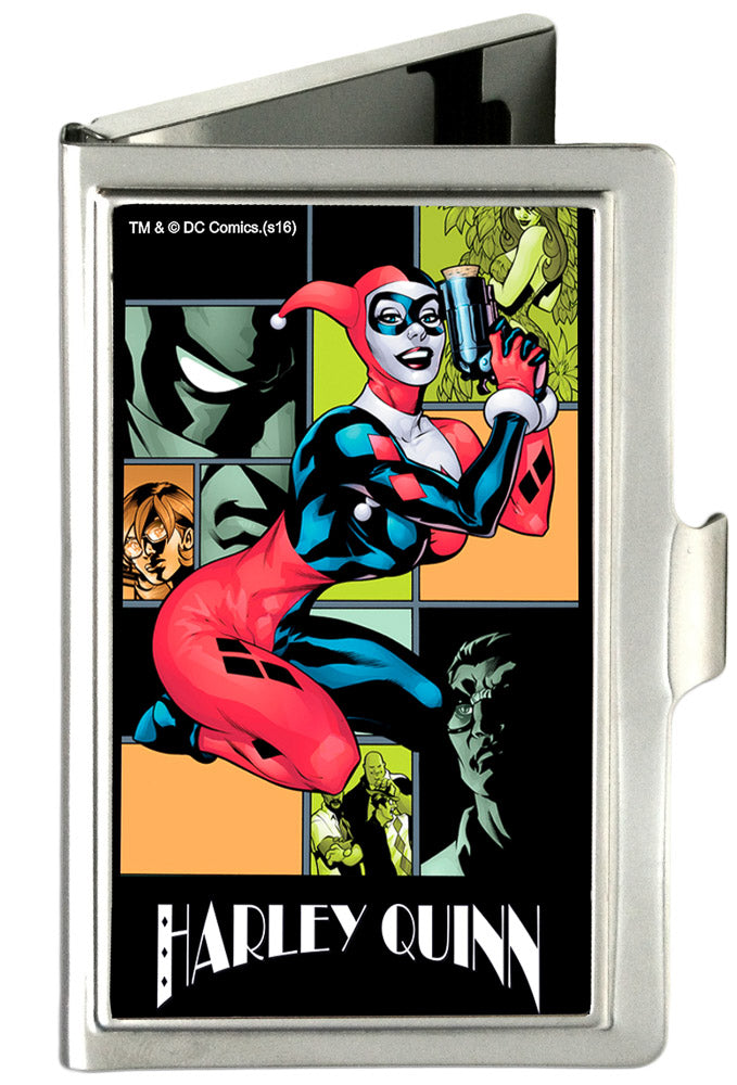 Business Card Holder - SMALL - HARLEY QUINN Night and Day Comic Book Character Blocks FCG Business Card Holders DC Comics   