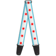 Guitar Strap - Chicago Flag Guitar Straps Buckle-Down   
