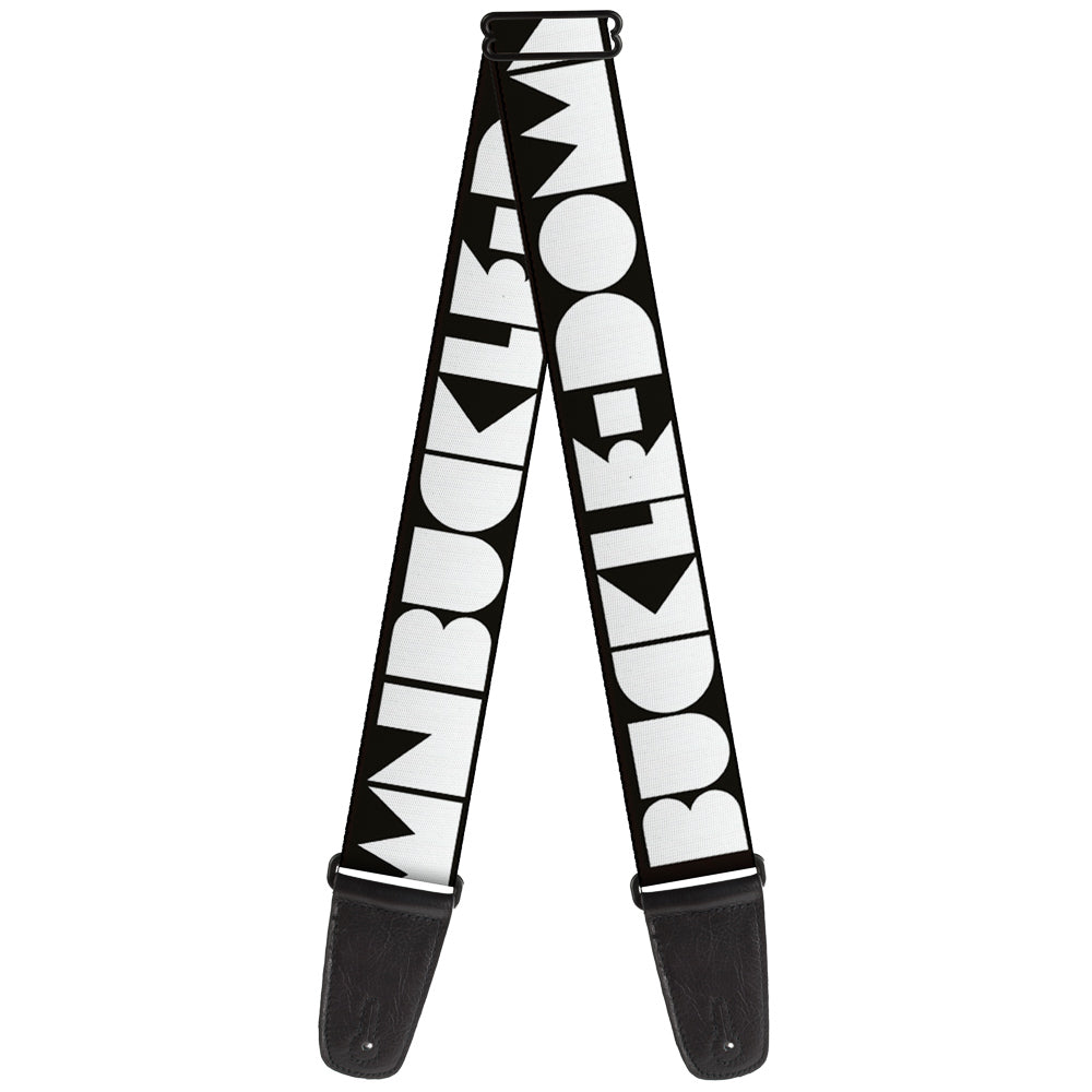 Guitar Strap - BUCKLE-DOWN Shapes Black White Guitar Straps Buckle-Down   