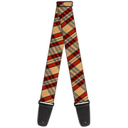 Guitar Strap - Americana Plaid X Guitar Straps Buckle-Down   
