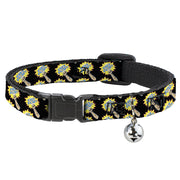 Cat Collar Breakaway - Fist Pump Black Yellow Breakaway Cat Collars Buckle-Down   