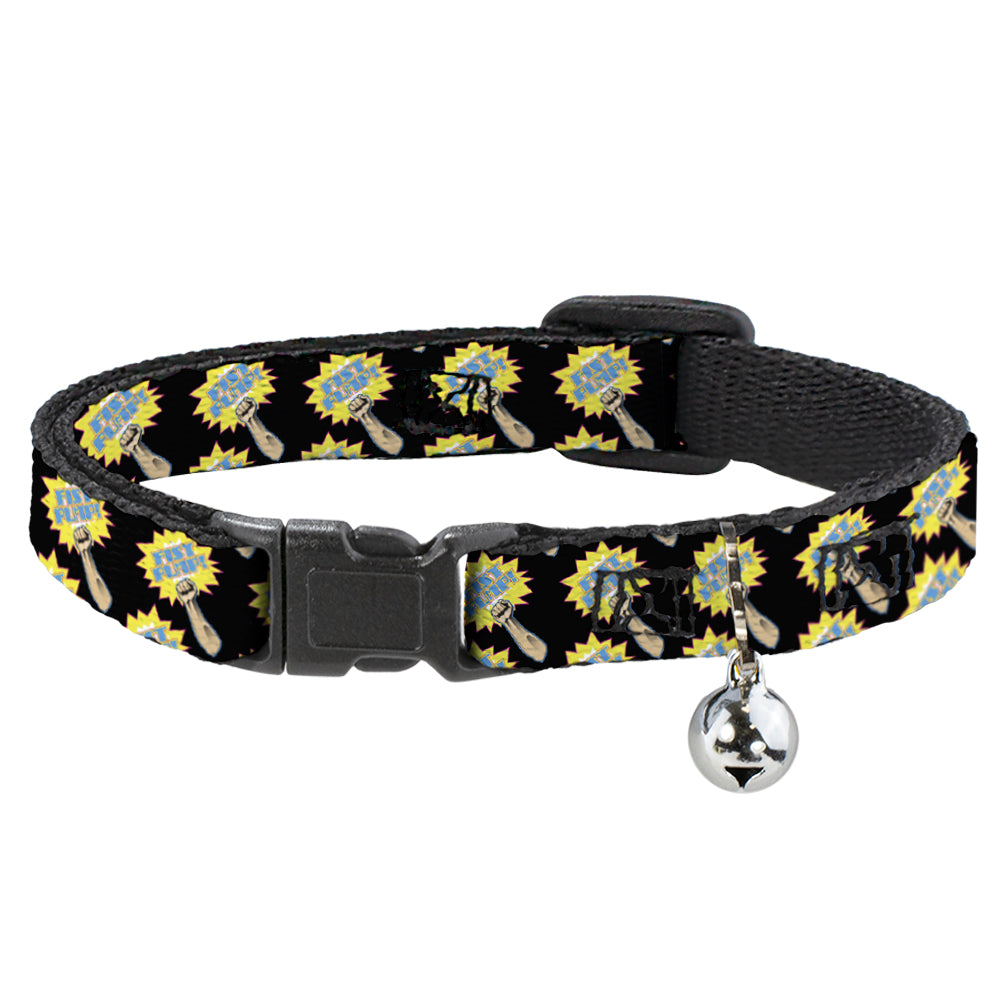 Cat Collar Breakaway - Fist Pump Black Yellow Breakaway Cat Collars Buckle-Down   