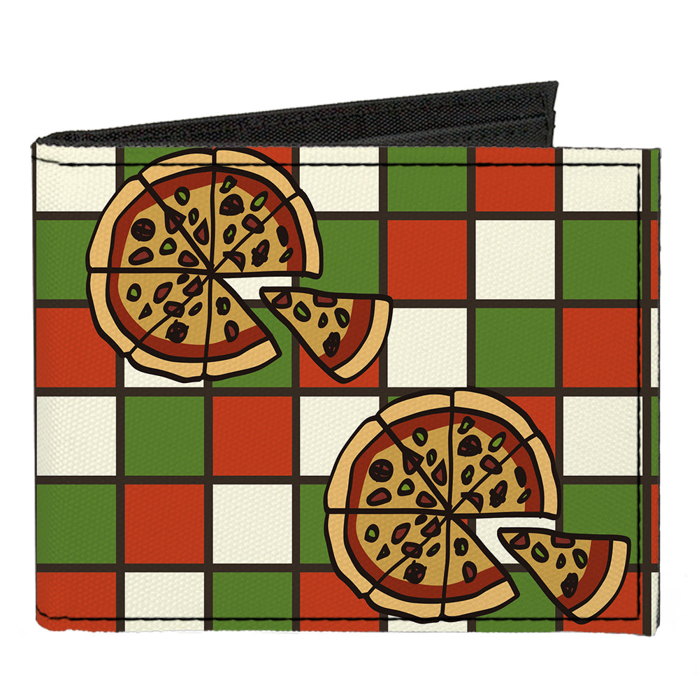 Canvas Bi-Fold Wallet - Pizza Pies Canvas Bi-Fold Wallets Buckle-Down   