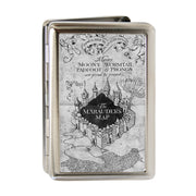Business Card Holder - LARGE - Hogwarts School THE MARAUDER'S MAP Brushed Silver Black Metal ID Cases Harry Potter Default Title